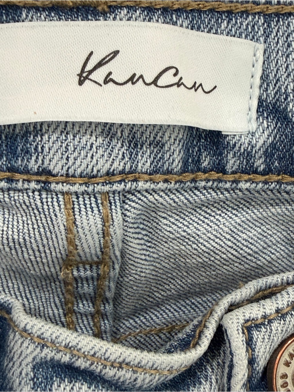 KanCan Light Blue Skinny Jeans - Faded Wash
